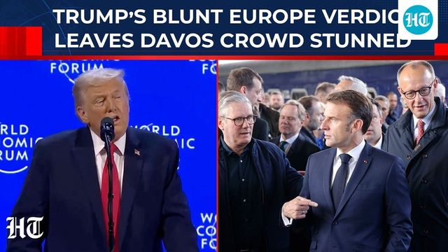 Europe not heading in right direction: Trump in Davos amid pushback over Greenland