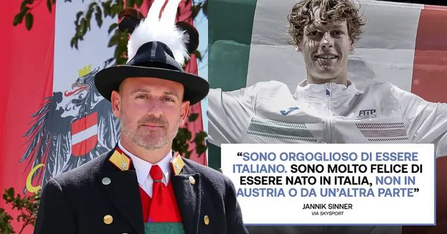 L'accusa degli Schützen, Sinner ora è 'troppo italiano'