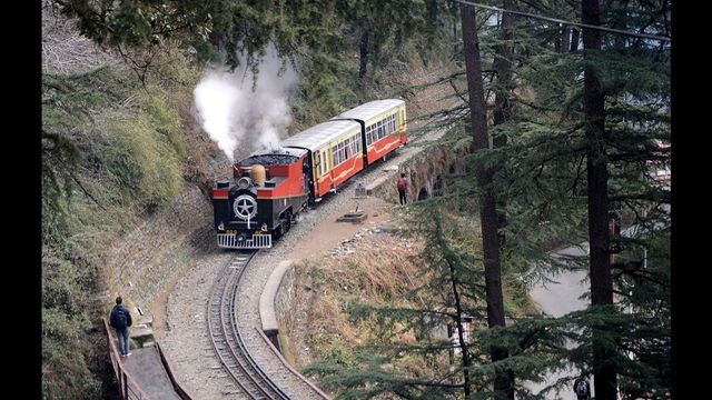 Train operations suspended on Kalka-Shimla railway line after cracks develop