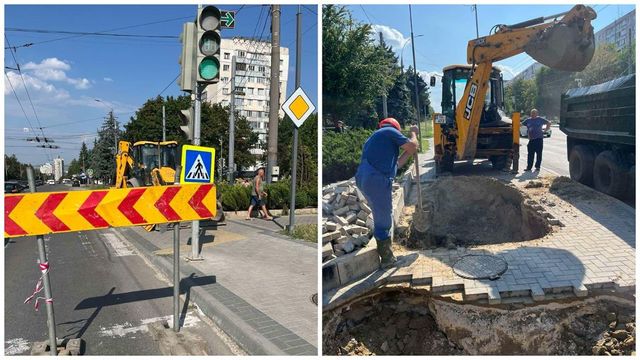 VIDEO O femeie era să moară într-un cămin de apeduct inundat
