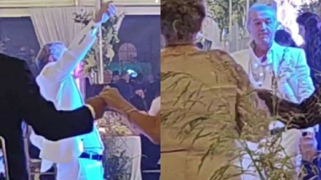 Super-imagini cu Gigi Becali la nunta lui Ianis Hagi. A făcut show înainte de petrecere