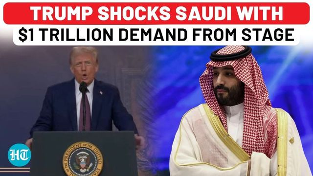 Trump calls for $1 trillion Saudi investment, lower oil prices