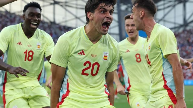 España luchará por el oro en fútbol masculino tras vencer a Marruecos por 2-1