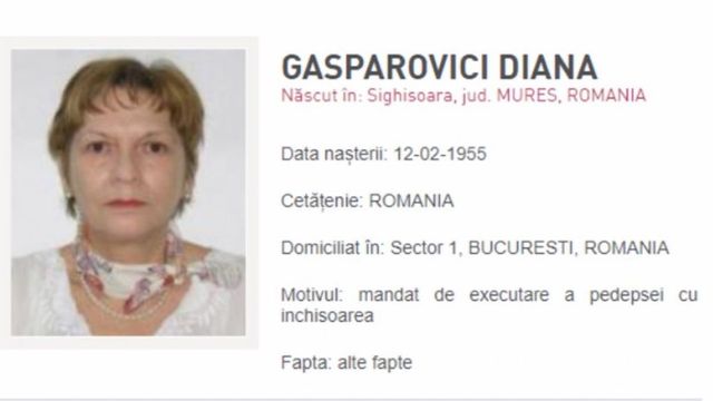 Diana Gasparovici, condamnată acum zece ani alături de Adrian Năstase, a fost găsită în Suedia. Ea a fugit după ce a primit sentința