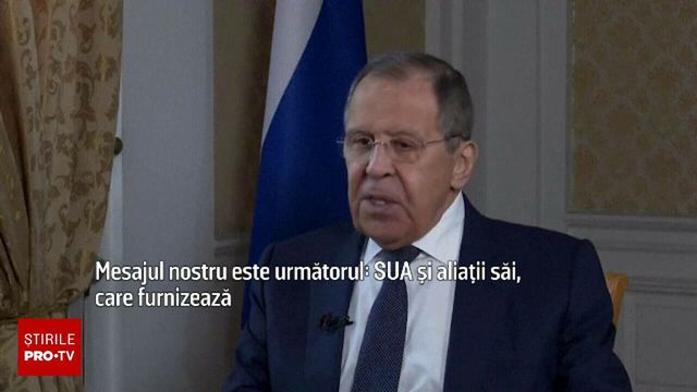 Rusia va folosi tot pentru a împiedica o înfrângere în Ucraina - amenință Serghei Lavrov