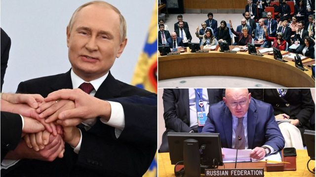 Rusia sfidătoare: Moscova a blocat prin veto o rezoluție ONU ce condamnă anexarea a patru teritorii ucrainene
