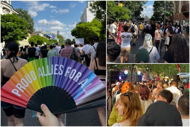 Marșul Bucharest Pride 2024 se desfășoară, sâmbătă, pe Calea Victoriei. Evenimentul este susținut de 25 de ambasade