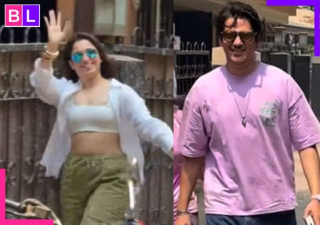 Tamannaah Bhatia & Vijay Varma Arrive At Rasha’s Residence For Holi Celebrations—But Separately!