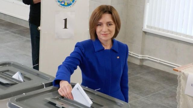 Maia Sandu mulțumește moldovenilor pentru participarea la vot și îndeamnă diaspora să continue să voteze