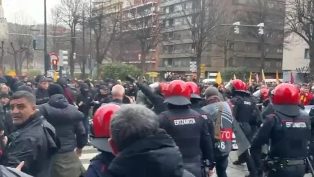 Once detenidos por los incidentes antes y después del Athletic-Roma