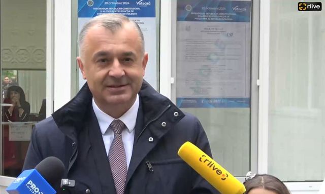 Candidatul la funcția de președinte al Republicii Moldova, Vasile Tarlev, si-a exercitat dreptul la vot