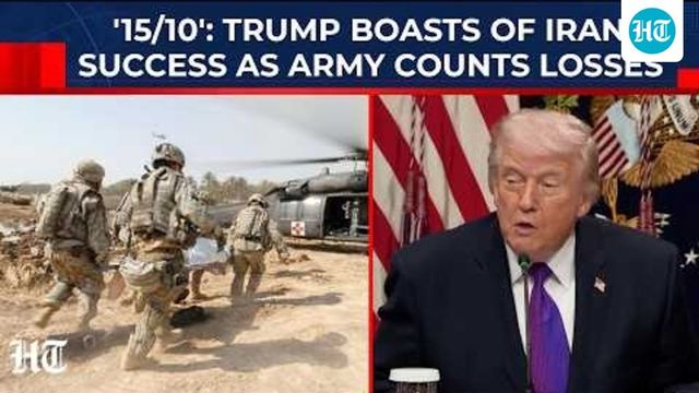 Trump boasts US is ’15 out of 10′ in Iran war, hails success on the war front