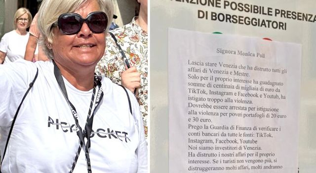 Volantini contro Lady Pickpocket: “Monica Poli istiga alla violenza e distrugge gli affari”
