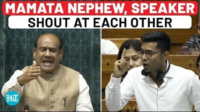 Om Birla vs Abhishek Banerjee In Lok Sabha As Trinamool Shreds Budget 2024