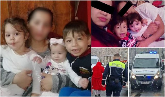 Noi dezvăluiri în cazul celor 3 copilași morți în București. Mama nu ar fi fost acasă în momentul izbucnirii incendiului, ci…