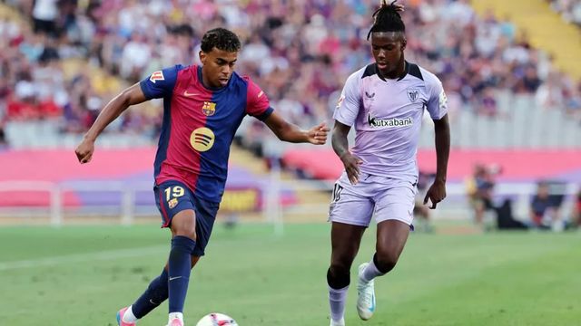 Lamine Yamal adelanta al Barça