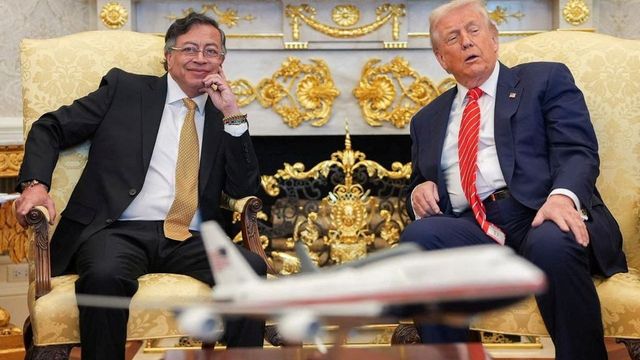 Colombian President Petro Holds First Face-To-Face Talks With Trump At White House Amid Tensions