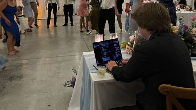 AI Startup Co-Founder Slammed For Working On Laptop At His Own Wedding