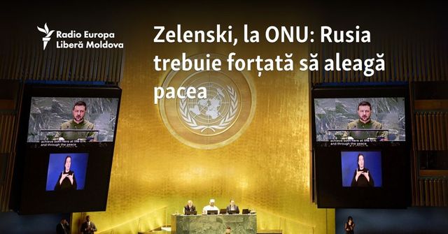 Zelenski cere Consiliului de Securitate ONU „să constrângă” Rusia să facă pace cu Ucraina