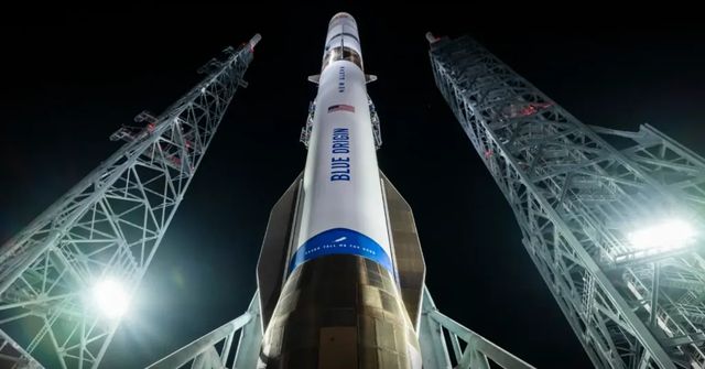 Masivní exploze rakety společnosti Blue Origin