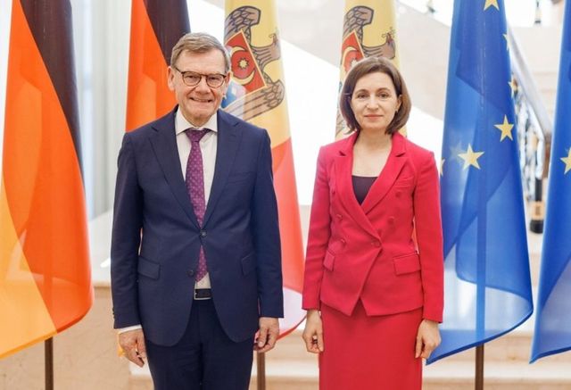 Președinta Maia Sandu s-a întîlnit cu Ministrul de Externe al Germaniei aflat în vizită la Chișinău