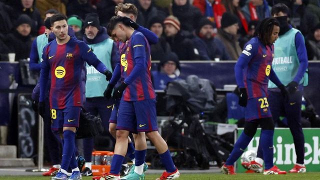 Pedri, un mes de baja por una lesión muscular