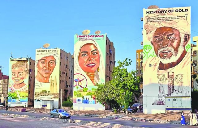 En Egipto hay fachadas que te miran