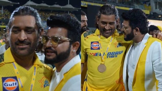 Watch: Dhoni's Heartfelt Gesture For Raina During Lap Of Honour At Chepauk