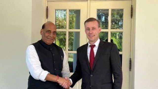 Rajnath discusses 'key' strategic matters with US NSA Jake Sullivan