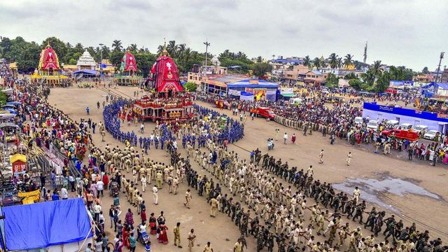 Lord Jagannath’s return car festival begins, chariot pulling at 4 pm