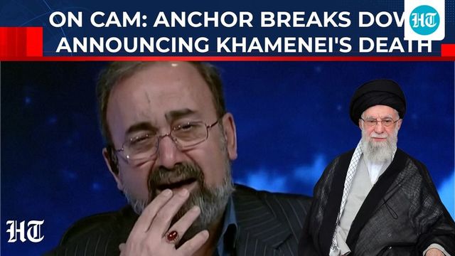 Iranian Anchor Breaks Down On Air After Khamenei Death Announcement
