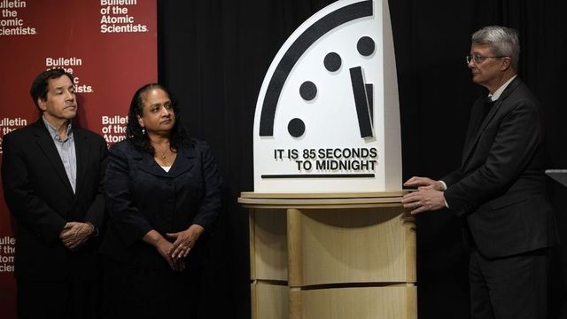 Doomsday Clock is 85 seconds to midnight