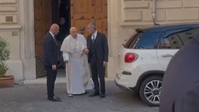 Papa Francesco a casa di Emma Bonino