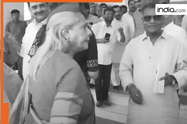 Jaya Bachchan gets angry, pushes a man who was trying to take selfie - Watch viral video