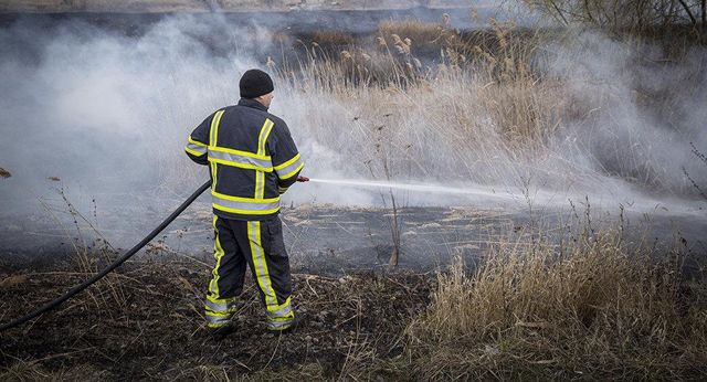 Pompierii, în alertă: Peste 50 de incendii de vegetație în 24 de ore