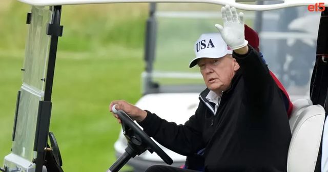 Trump během golfového turnaje slíbil zrušení cla na irskou whiskey