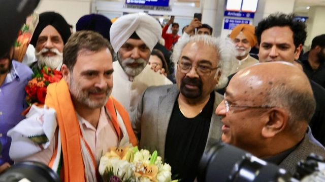 Indian diaspora welcomes Rahul Gandhi at Dallas airport