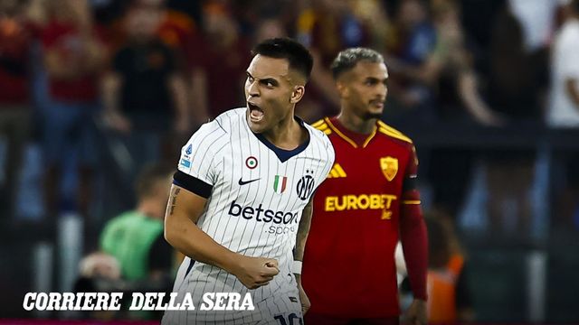 Roma-Inter 2-2, giallorossi e nerazzurri restano appaiati in vetta
