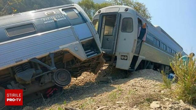 Cel puțin 13 morți și peste 90 răniți după ce un tren a deraiat în statul Oaxaca, din Mexic