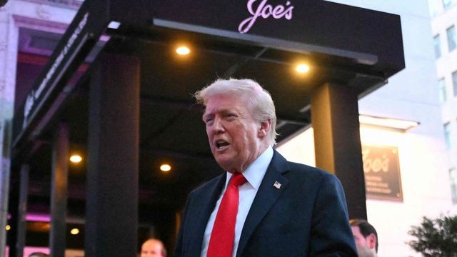 Trump confronted by pro-Palestine slogans at DC restaurant, stares down protesters after being called ‘Hitler’ | Watch