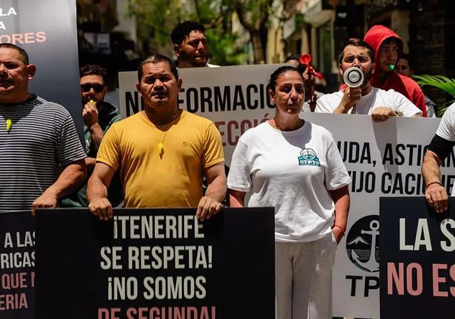 Trabajadores del puerto de Granadilla advierten de que «no irán a trabajar este domingo» ante la llegada del MV Hondius