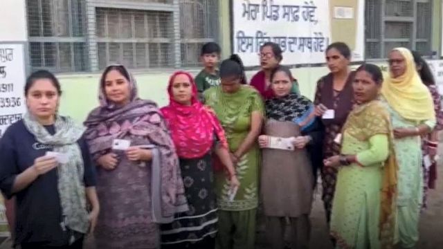 Polling for gram panchayats underway in Punjab