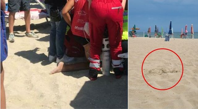 Fulmine si abbatte sulla spiaggia di Alba, un ferito grave