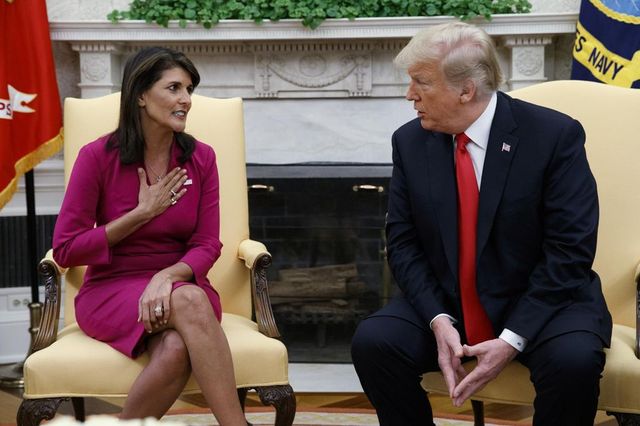 Trump, 'Nikki Haley farà parte della nostra squadra'