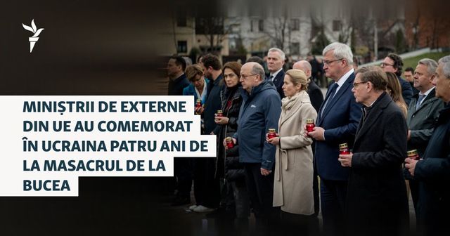 Kaja Kallas și miniștri de externe din UE au ajuns în Ucraina pentru comemorarea victimelor masacrului de la Bucea