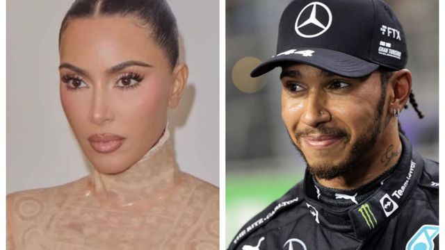 La cita secreta de Kim Kardashian y Lewis Hamilton en Reino Unido
