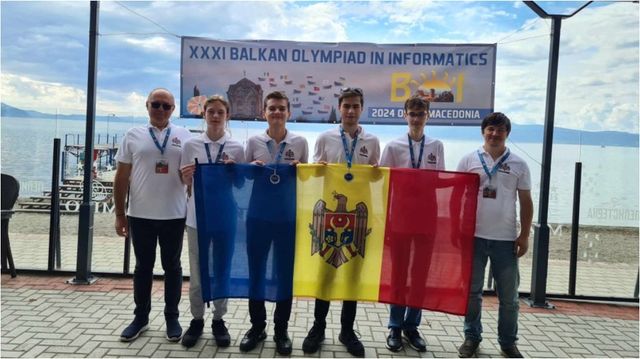 Lotul olimpic al Republicii Moldova a obținut două medalii la Olimpiada Balcanică de Informatică din Macedonia de Nord