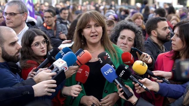 Laura Borràs denuncia una agresión en una comida con militantes