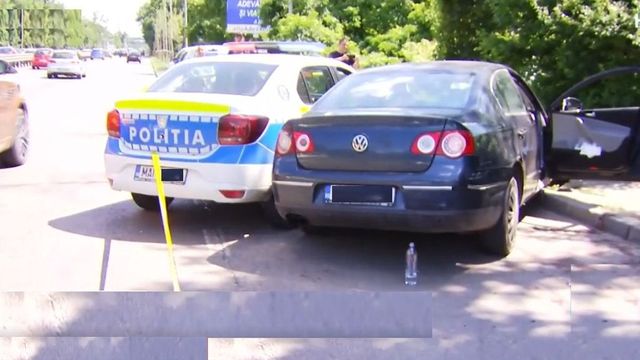 Un bărbat, împușcat de Poliție după o urmărire ca în filme, la ieșirea din București