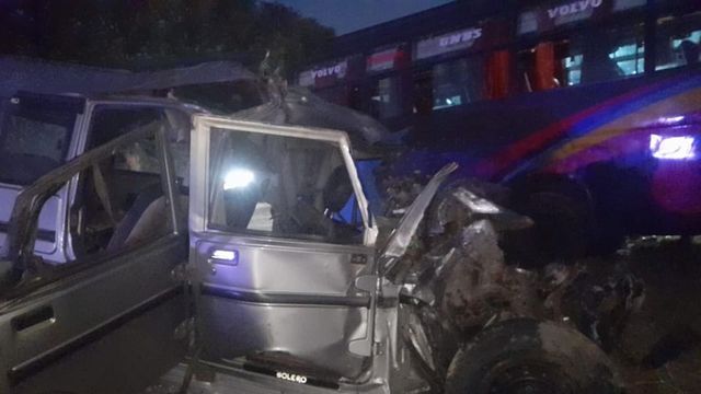 10 killed after car carrying Maha Kumbh devotees collides with bus on Prayagraj-Mirzapur highway